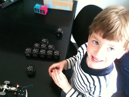 photo of Arthur Correll (6) with Cubelets