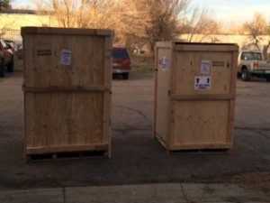 These crates remind a few of us of the movie Jurassic Park, when the dinosaurs arrived